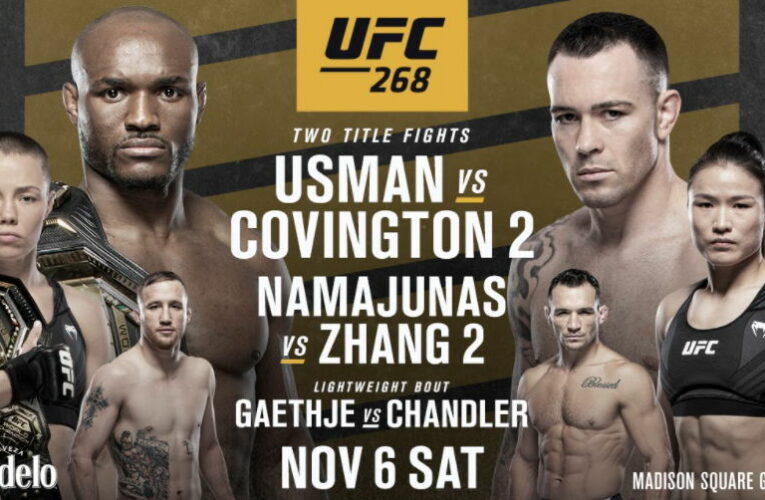UFC 268: Ставки, превью Усман – Ковингтон 2, кард участников