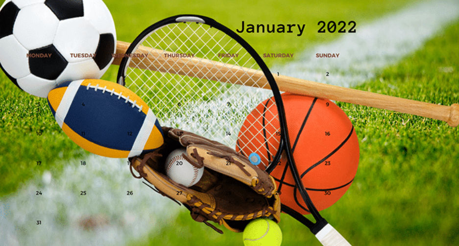 Спорт в ЯНВАРЕ 2022: Спортивные мероприятия в январе 2022