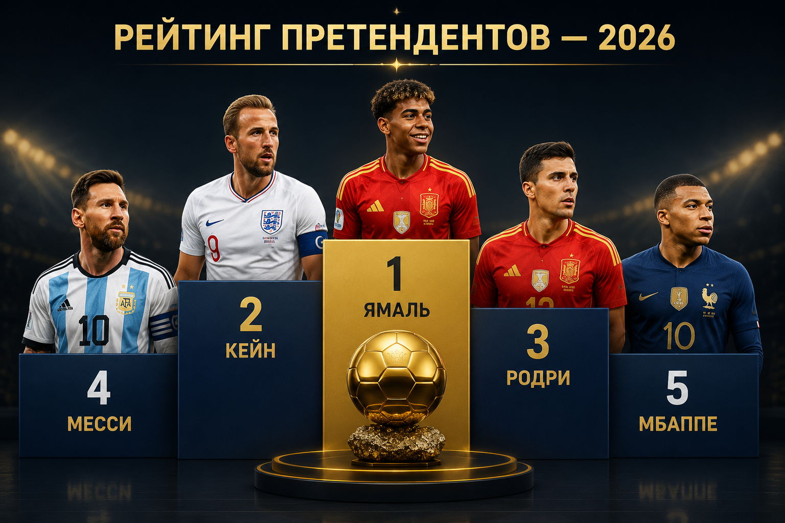 рейтинг претендентов на золотой мяч 26